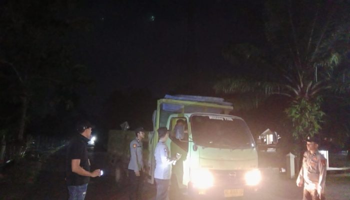 Polsek Tanah Abang Gelar Razia Malam Minggu, Amankan Dua Kendaraan Tak Lengkap Surat