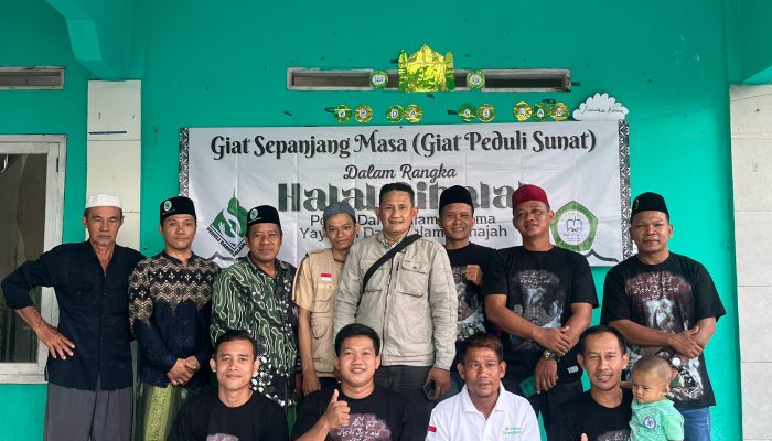 Halal Bihalal Komunitas Pedas di Sukabungah Gelar Sunatan Anak