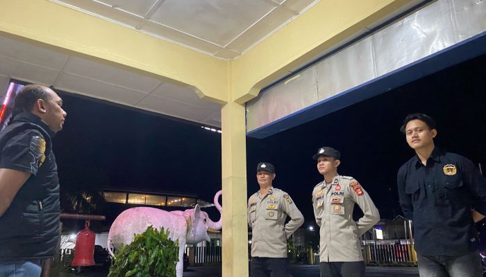 IPDA Jan Harianto Sihombing Pimpin Patroli Malam