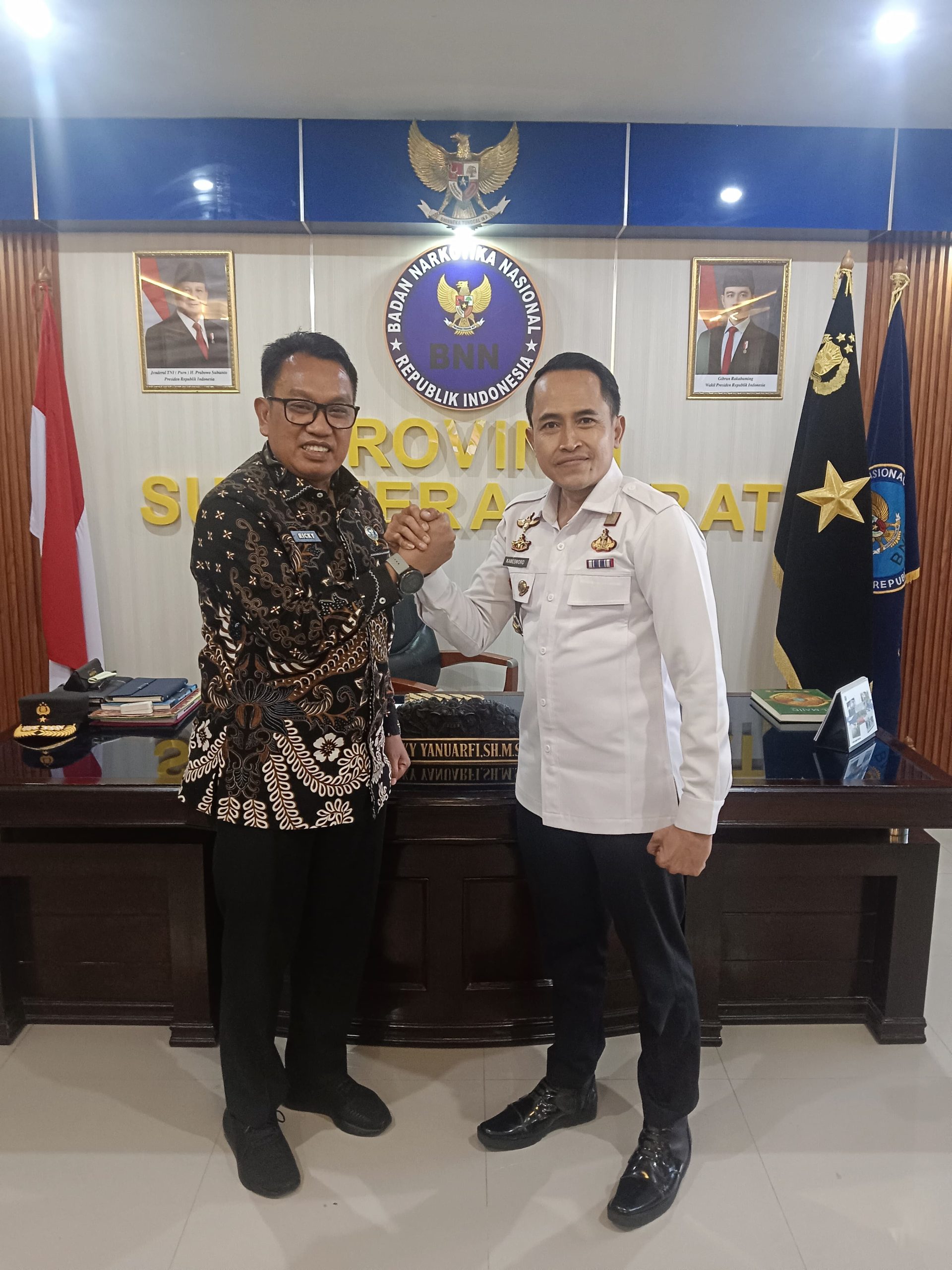 Kalapas Suliki Sambangi BNNP Sumbar, Dukung program P4GN