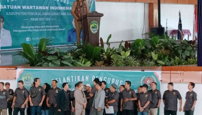 Wartawan PALI Bersatu! Pelantikan PWI Disambut Hangat Bupati PALI
