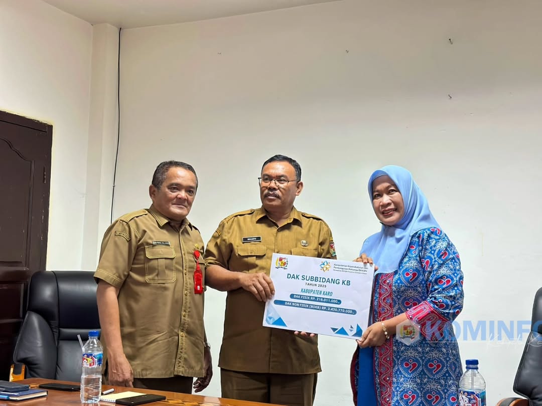 Asisten Administrasi Umum Setda Kabupaten Karo Terima Audiensi Kepala Perwakilan Kementerian Kependudukan dan Pembangunan Keluarga