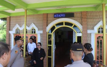 Kapolres PALI Secara Langsung Melakukan Monitoring kegiatan Ibadah Jumat Agung di Gereja Pantekosta di Indonesia (GPDI), Desa Gunung Raja