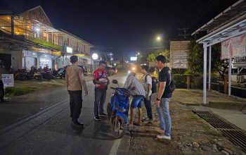 Polsek Talang Ubi Kembali Menggelar Kegiatan Rutin Yang Ditingkatkan (KRYD) Pada Jumat Malam