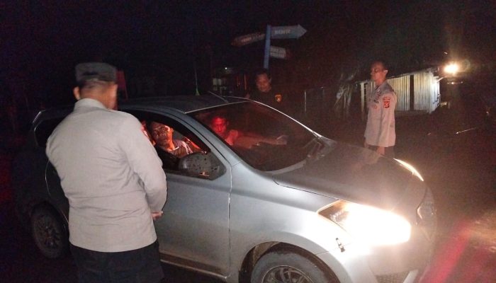 Polsek Tanah Abang Gelar Razia KRYD dan SOC, Ciptakan Situasi Aman dan Kondusif