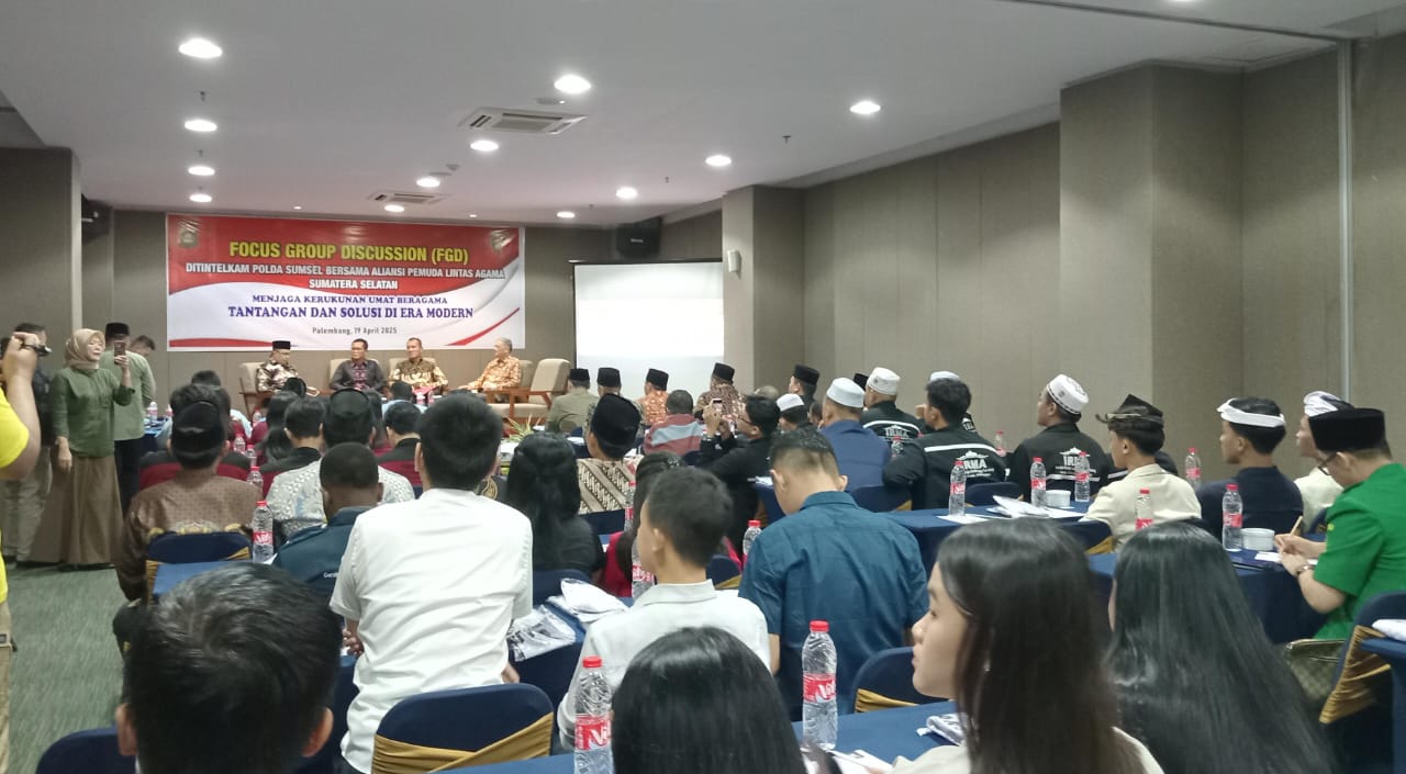 Aliansi Pemuda Lintas Agama Sumsel Siap Menjaga Kerukunan Antar Umat Beragama