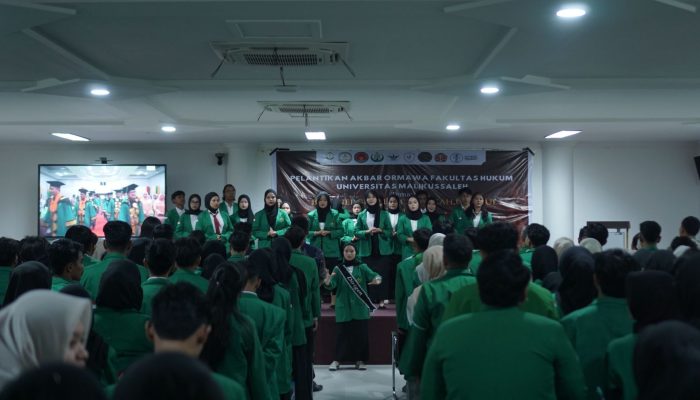 Pelantikan Akbar Ormawa Fakultas Hukum Unimal 2025–2026: Semangat Baru, Komitmen Menjaga Marwah Almamater