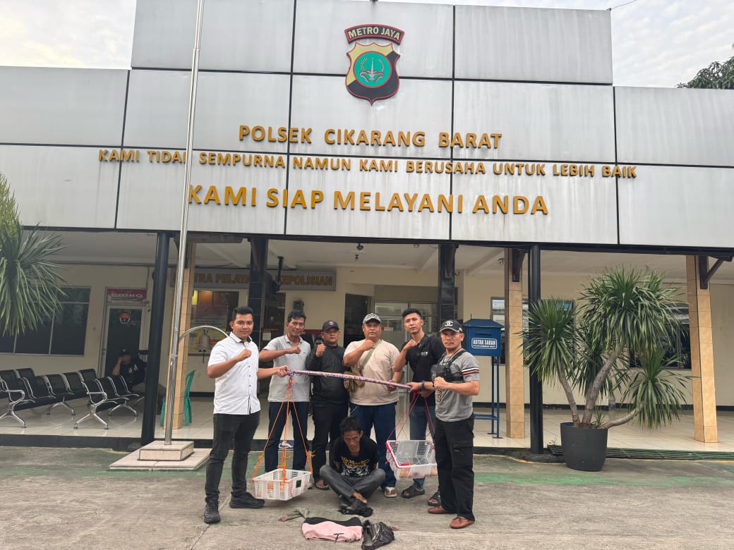 Curi Motor Seorang Ketua RT, Spesialis Pelaku Curanmor berhasil di Tangkap Polsek Cikarang Barat