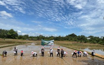 Polsek Talang Ubi Turut Hadir dan Berpartisipasi Dalam kegiatan Gerakan Indonesia Menanam (GERINA)