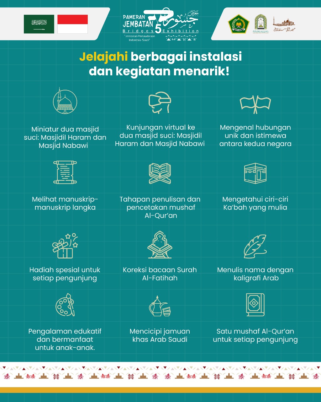Indonesia & Saudi Gelar Pameran Warisan Budaya di Istiqlal, Gratis Dibuka 24 April 2025