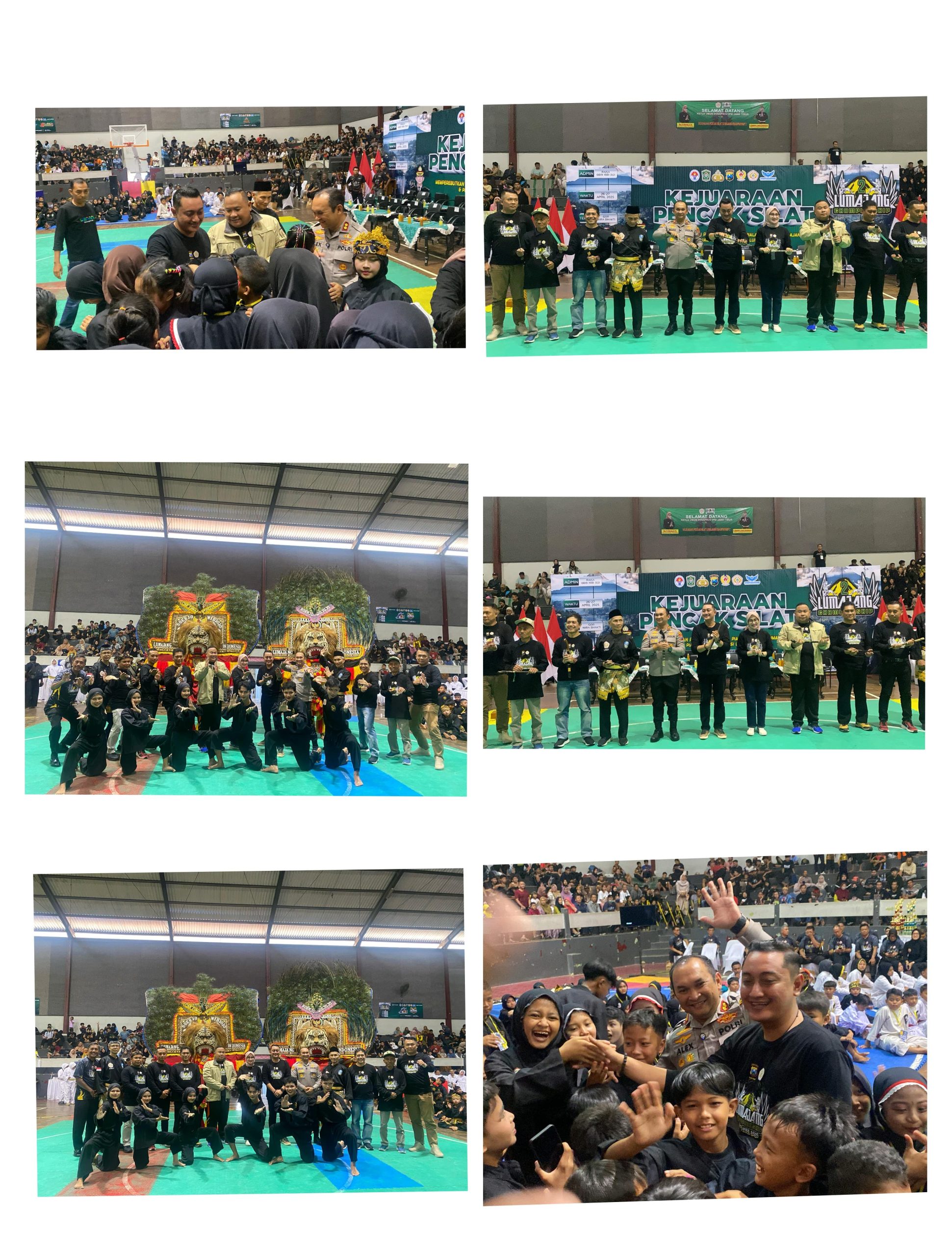 Kejuaraan Pencak Silat Kapolres Cup II Lumajang di Gor Wira Bhakti