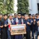 Dukung Palestina ,Massa PMPB Kota Palembang Melindas Bendera Israel Di Jembatan Ampera