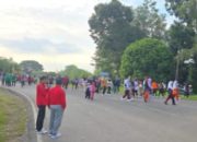 Ribuan Masyarakat Mengikuti Jalan Santai HUT ke 12 Kabupaten PALI
