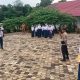 BHABINKAMTIBMAS POLSEK TALANG UBI JADI PEMBINA UPACARA DI SMP NEGERI 9 TALANG UBI, BERI PESAN KAMTIBMAS UNTUK SISWA