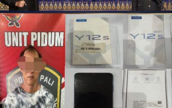 Satreskrim Polres PALI Bekuk Pelaku Pencurian Handphone di Desa Sinar Dewa