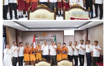 Bupati dan Wakil Bupati Karo Berangkatkan Siswa Ikuti Kompetisi Robotik Nasional di Bandung Bupati dan Wakil Bupati Karo Berangkatkan Siswa Ikuti Kompetisi Robotik Nasional di Bandung