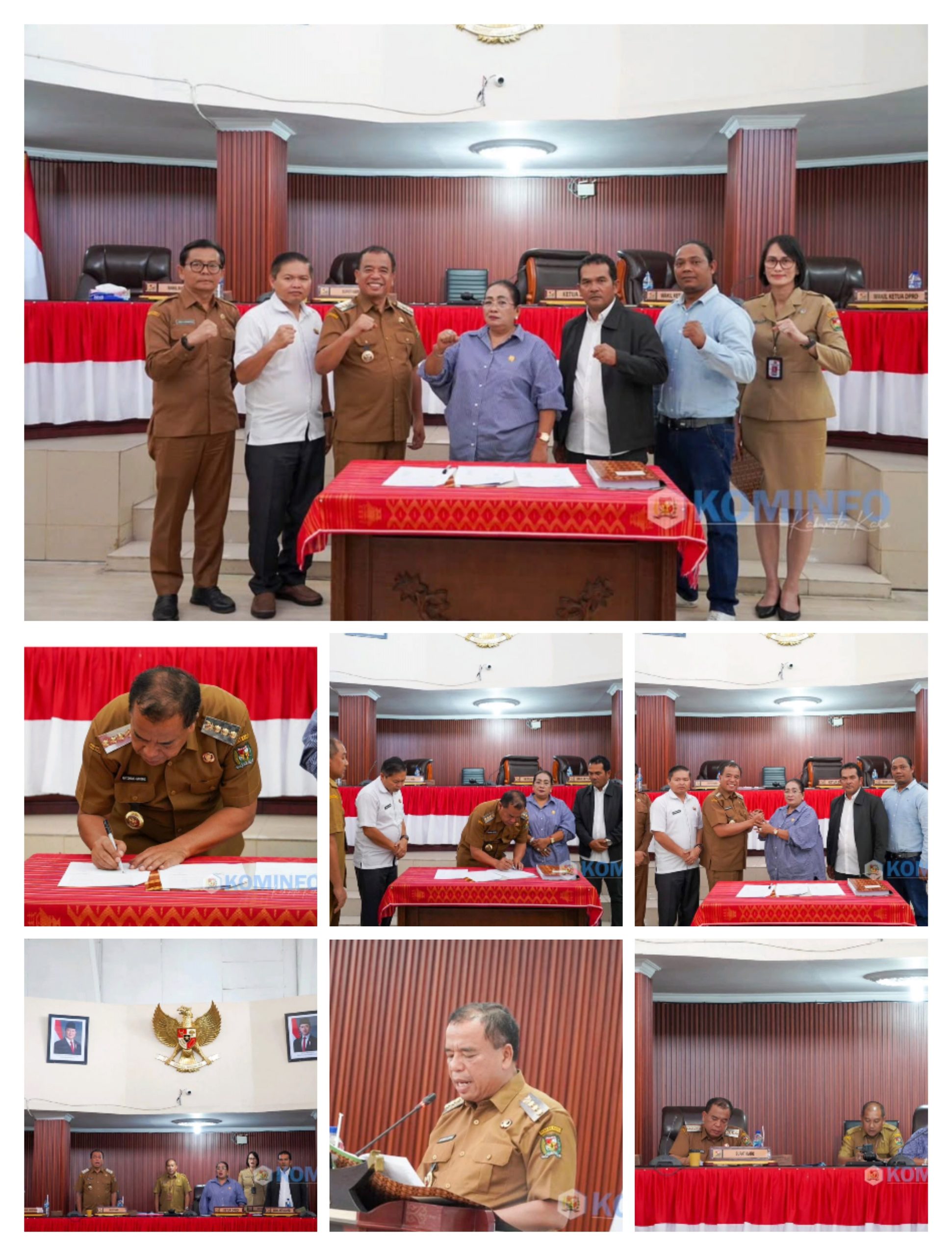 Bupati Karo Dan Wakil Bupati Karo Hadiri Rapat Paripurna DPRD Karo, Kesepakatan Atas Rancangan Awal RPJMD TA 2025-2029