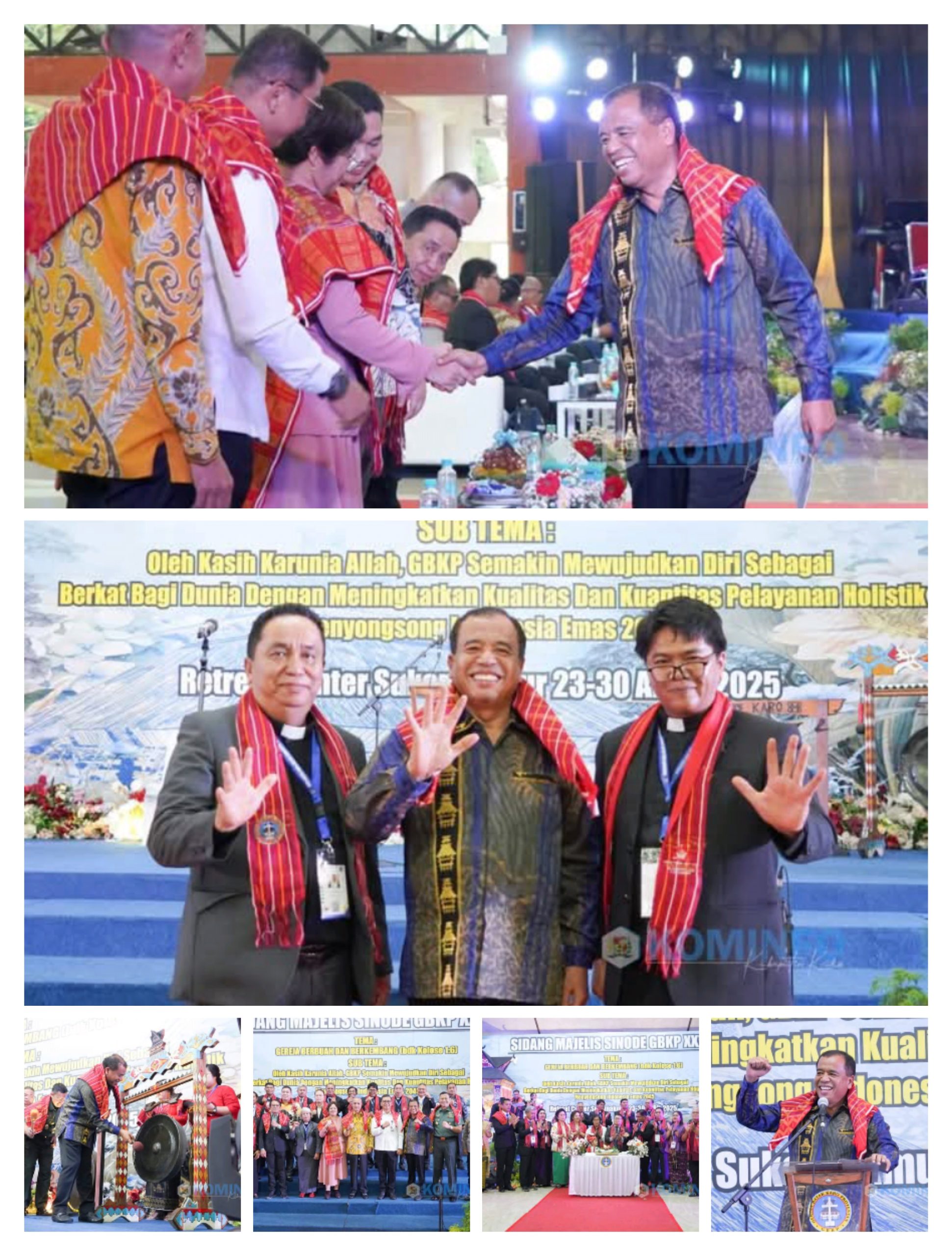 BUPATI KARO HADIRI SIDANG MAJELIS SINODE GBKP KE-XXXVII