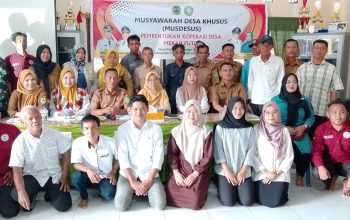 Pemerintah Desa Purun Menggelar Musyawarah Desa Khusus (MUSDESUS) Dalam Rangka pembentukan Koperasi Merah Putih