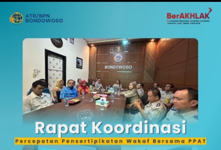 BPN Bondowoso Laksanakan Rapat Koordinasi Bersama IPPAT