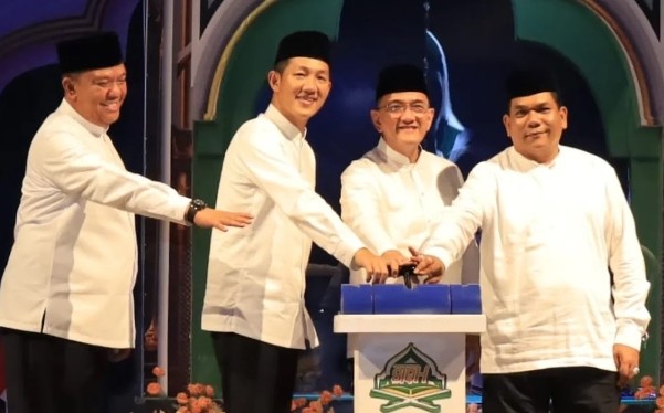 Bupati PALI Asgianto, ST., Menghadiri Penutupan STQH Ke-XXVIII Tingkat Provinsi Sumatera Selatan di Gelora 10 November Komperta Pendopo