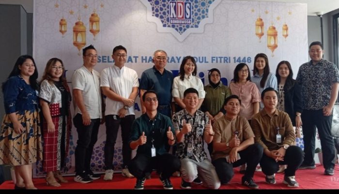 Owner KDS Bondowoso Halal Bi Halal Dengan Ratusan Karyawan