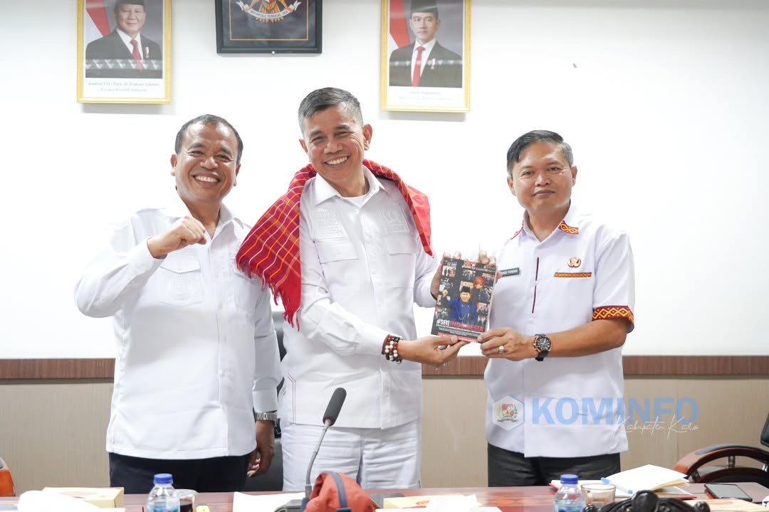 Bupati dan Wakil Bupati Karo Sambut Kunjungan Hinca Panjaitan dari Komisi III DPR RI