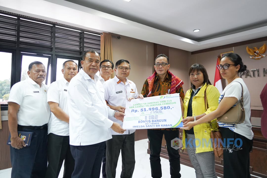 Bupati Karo Terima Audiensi Kakanwil BPJS Ketenagakerjaan Sumbagut Bahas Peningkatan Kepesertaan Pekerja Bupati Karo Terima Audiensi Kakanwil BPJS Ketenagakerjaan Sumbagut Bahas Peningkatan Kepesertaan Pekerja
