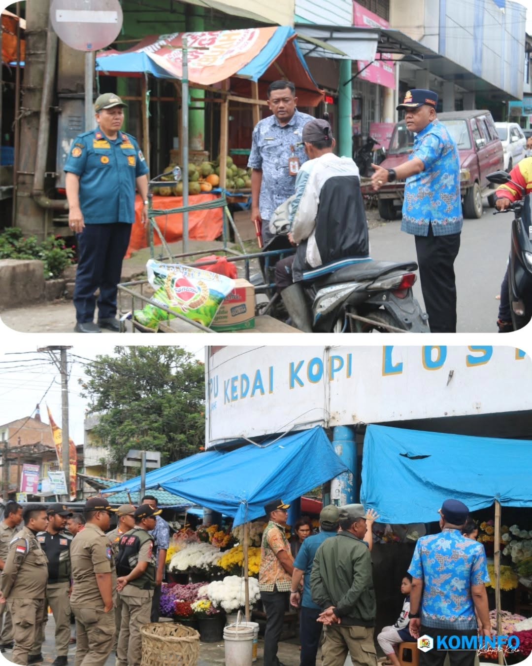 Penertiban Pedagang dan Parkir Liar di Kabanjahe, Tim Gabungan Lakukan Penataan Kota