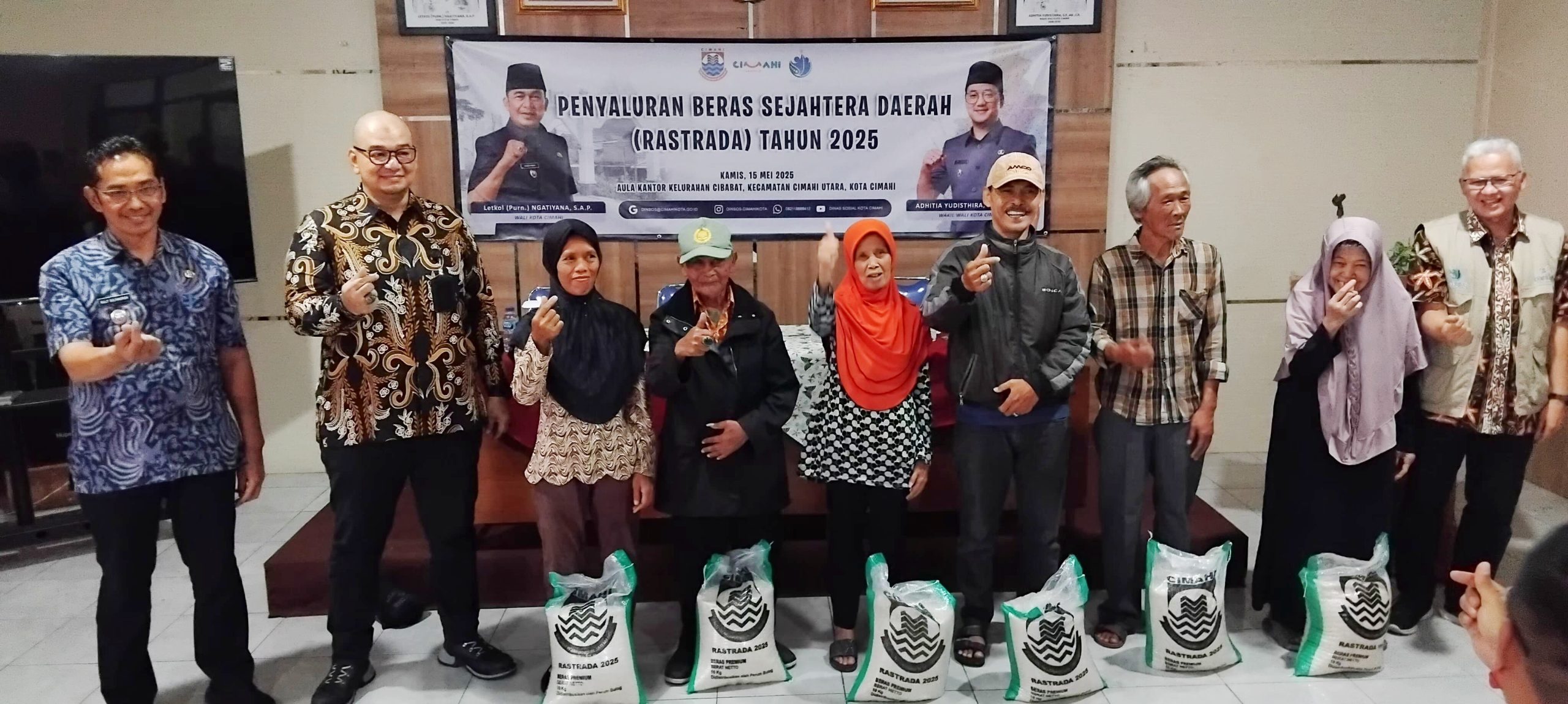 Pemkot Cimahi Melalui Dinas Sosial Salurkan Bantuan RASTRADA 2025