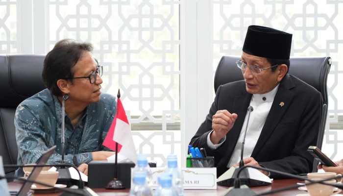 Menag dan Menkes Bahas Sosialisasi Pemeriksaan Kesehatan Gratis di Sekolah Keagamaan