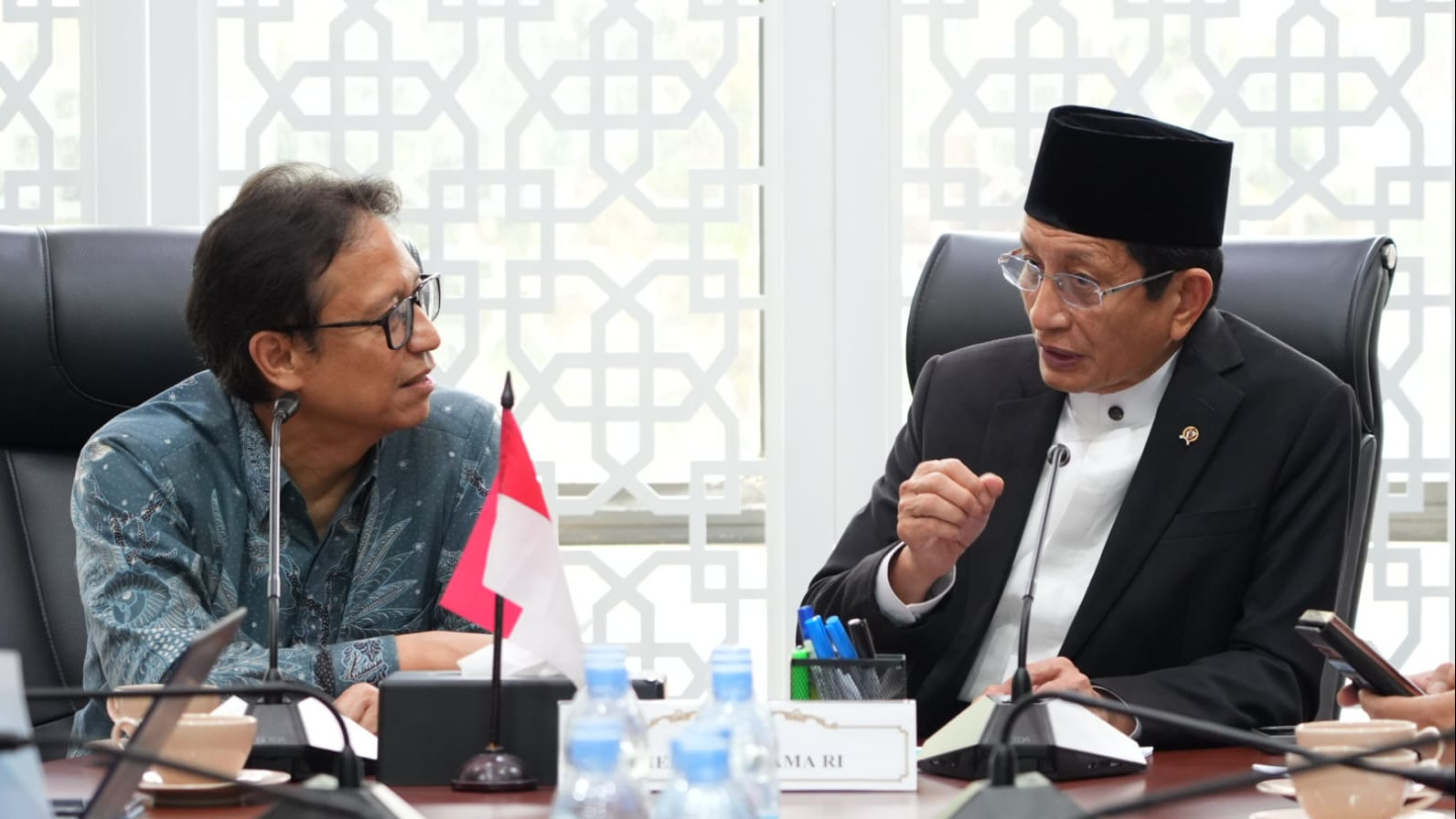 Menag dan Menkes Bahas Sosialisasi Pemeriksaan Kesehatan Gratis di Sekolah Keagamaan