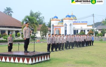 Peringatan Hari Buruh Internasional, Polres lampung utara Siagakan Personel