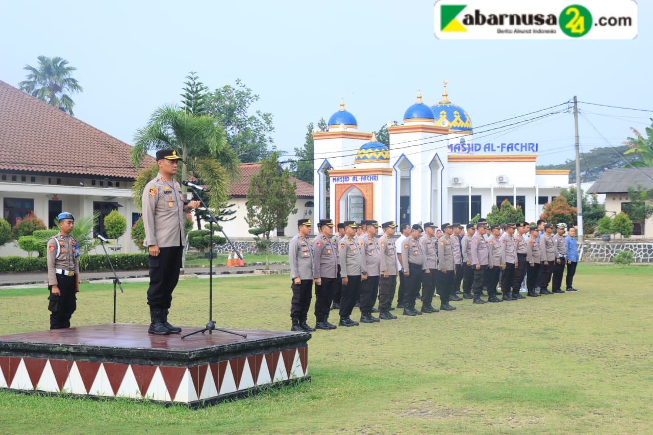 Peringatan Hari Buruh Internasional, Polres lampung utara Siagakan Personel