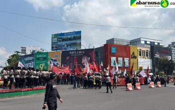 Tekankan Humanisme, 1. 719 Personel Polda Lampung dan Jajaran Amankan May Day 2025