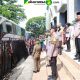 Polres Lampung  Utara Kawal dan Amankan  Pelepasan  Keberangkatan  Jama’ah  Calon Haji Tahun  1446 H/ 2025 M