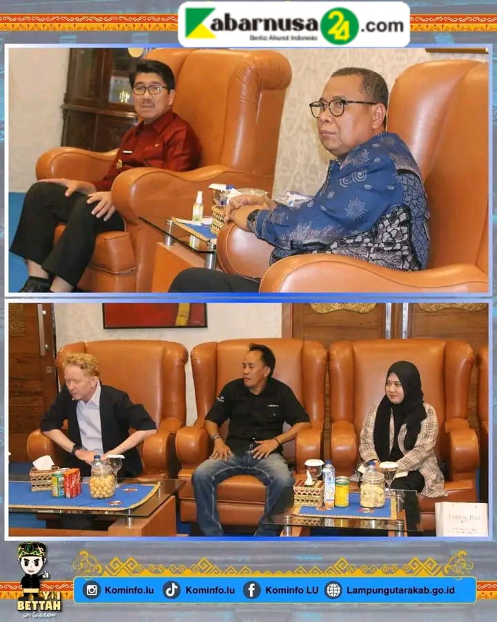 Bupati Lampung Utara Dan Pimpinan Lampung Post Bahas Sinergi Media Dukung Pembangunan Daerah