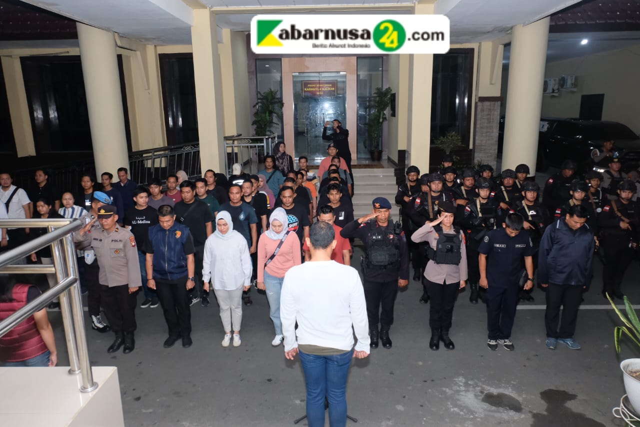 Guna Menindak Tegas Premanisme, Polda Kalbar Adakan Apel Gabungan