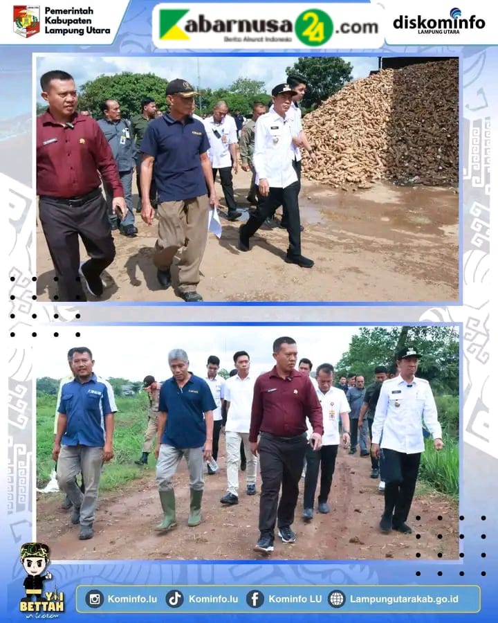Wakil Bupati Dan Ketua DPDRD Lampung utara Sidak PT Sinar Laut Terkait Kelengkapan Izin