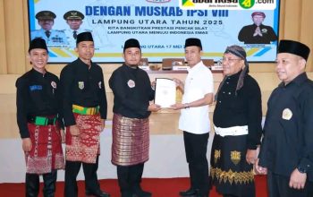 Wakil Bupati Lampung Utara Terpilih Sebagai Ketua IPSI Pada Pembukaan Muskab VIII ; 'Kita Bangkitkan Prestasi Pencak Silat Menuju Indonesia Emas *