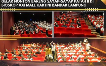 Timbulkan Rasa Nasionalisme, Polres Lampung Utara Gelar Nobar Film Sayap - Sayap Patah 2