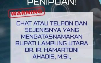 Pengumuman Resmi Pemerintah Kabupaten Lampung Utara