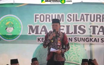 Bupati Lampung Utara Diwakili Asisten I Hadiri Pengajian Akbar di Sungkai Selatan