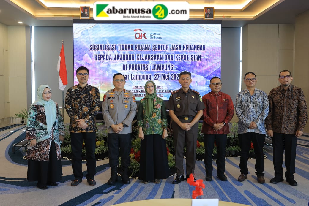 Kapolda Lampung Hadiri Sosialisasi Tindak Pidana Sektor Jasa Keuangan