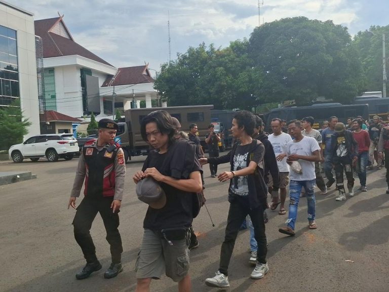 Operasi Premanisme Wilayah Bogor, 23 Preman Berkedok Jukir Liar di Tangkap