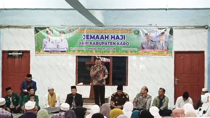 Pemerintah Kabupaten Karo Lepas 24 Jamaah Calon Haji Menuju Tanah Suci Pemerintah Kabupaten Karo Lepas 24 Jamaah Calon Haji Menuju Tanah Suci