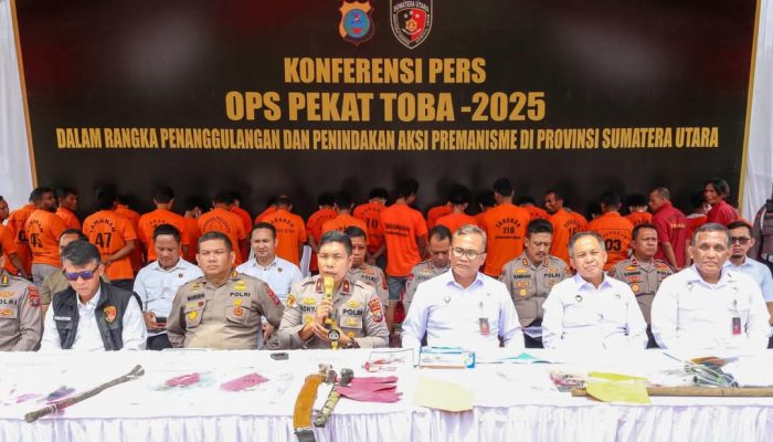 1.130 Pelaku Premanisme Diungkap, Polda Sumut Tegaskan Tak Ada Ruang Bagi Premanisme Berkedok Ormas