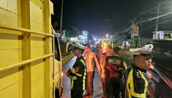 Polres PALI Gencarkan Razia Terpadu, 58 Personel Dikerahkan Tegakkan Kamtibmas dan Kamseltibcarlantas