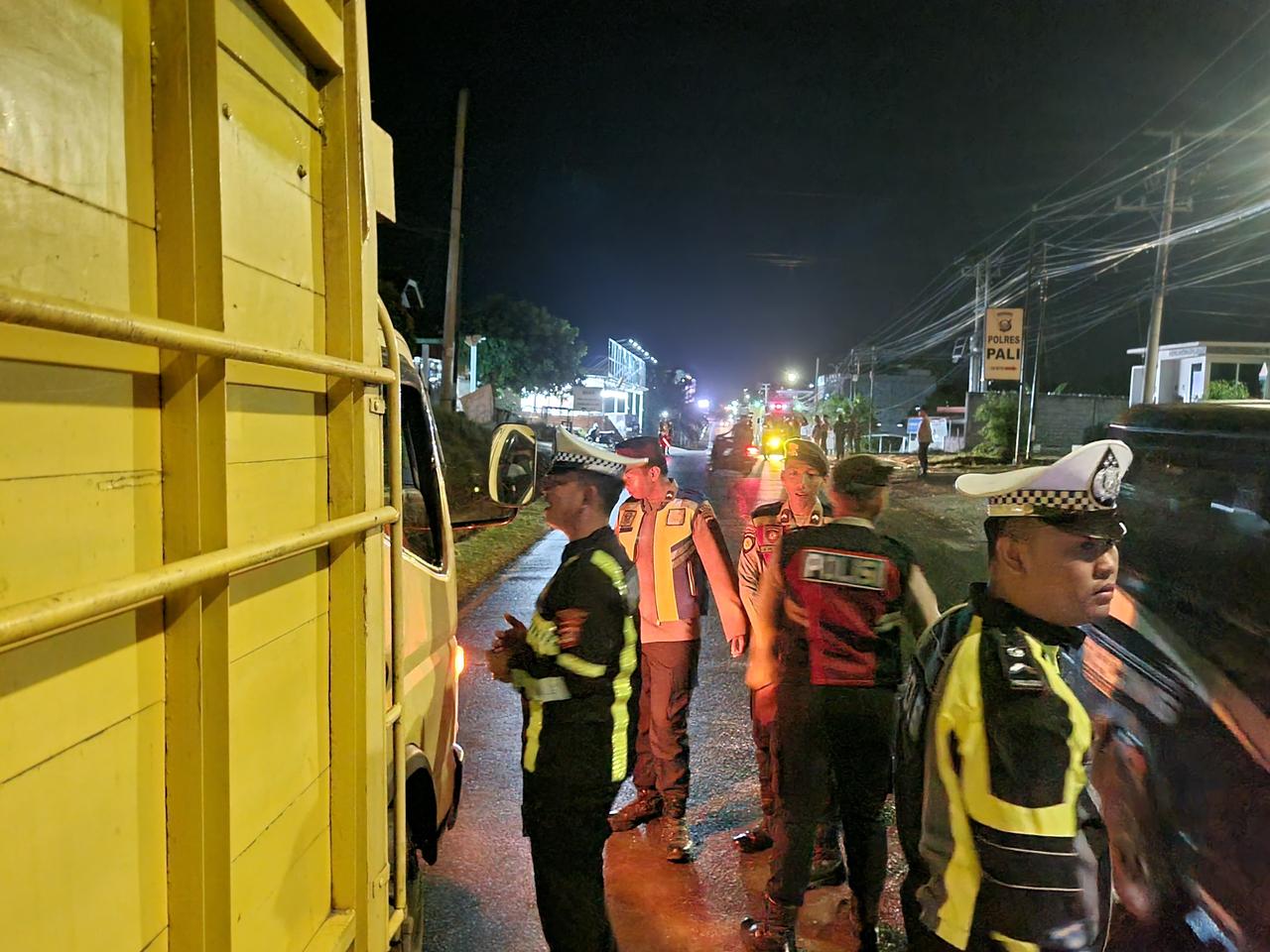 Polres PALI Gencarkan Razia Terpadu, 58 Personel Dikerahkan Tegakkan Kamtibmas dan Kamseltibcarlantas