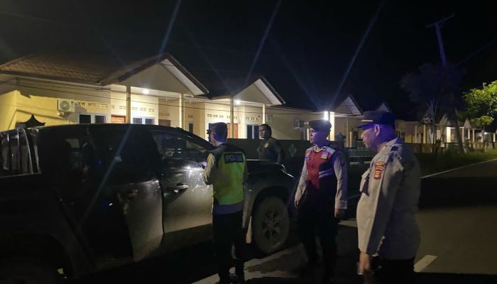 Tingkatkan Keamanan dan Ketertiban, Tim UKL I Polres PALI Gelar Razia Terpadu
